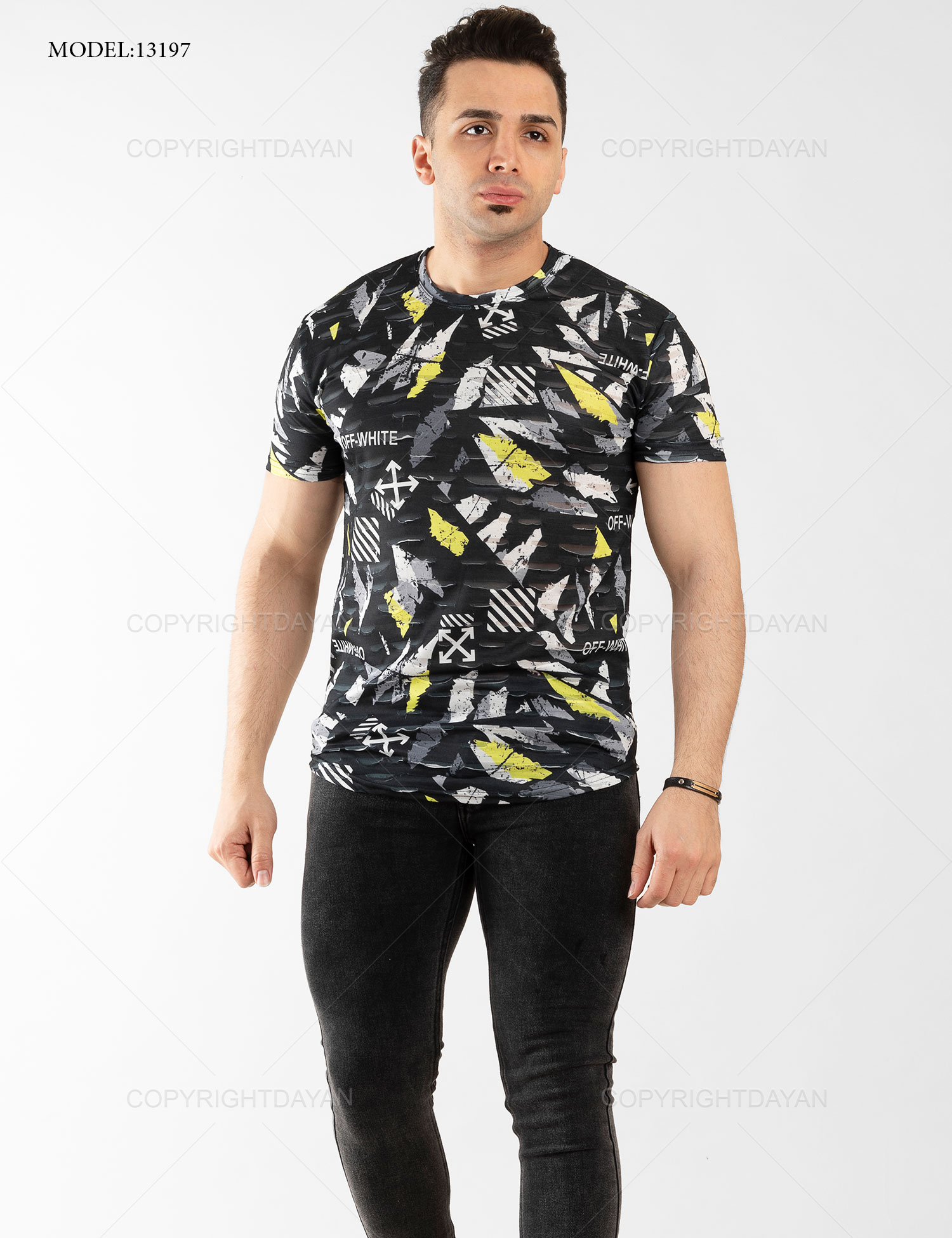تیشرت مردانه Off – White مدل 13197