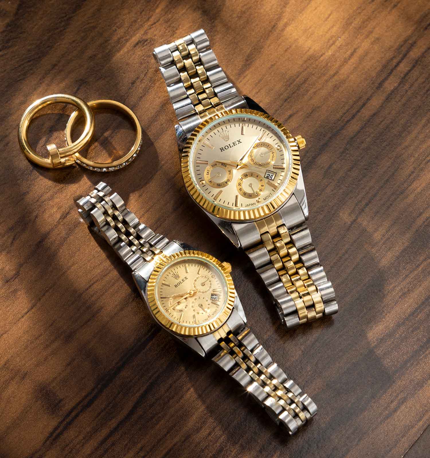 ست ساعت مچی استیل Rolex مدل 39474