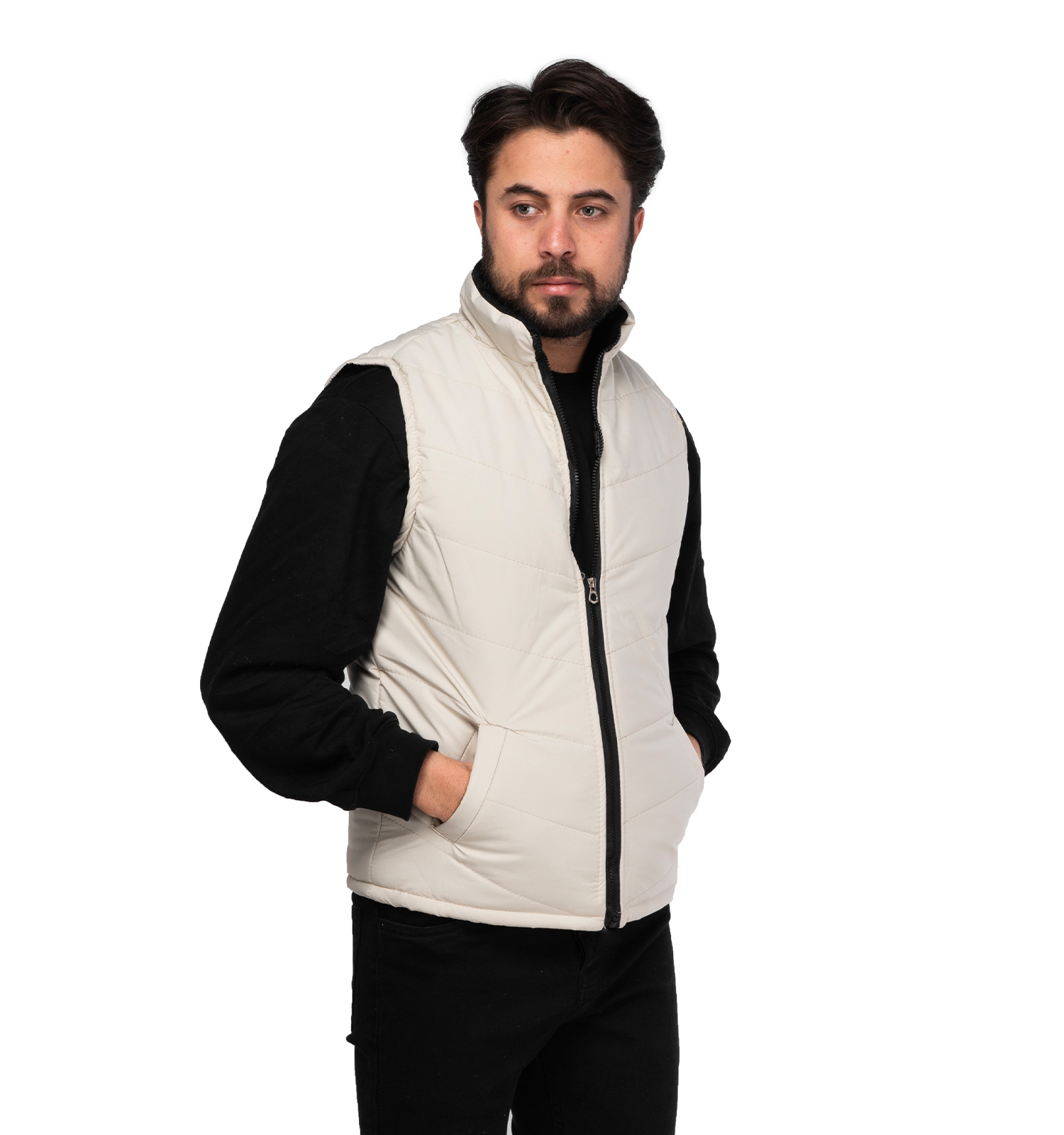 کاپشن پافر بادی مردانه مدل 46021