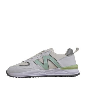 کفش ورزشی New Balance مردانه سفید سبز مدل Romano