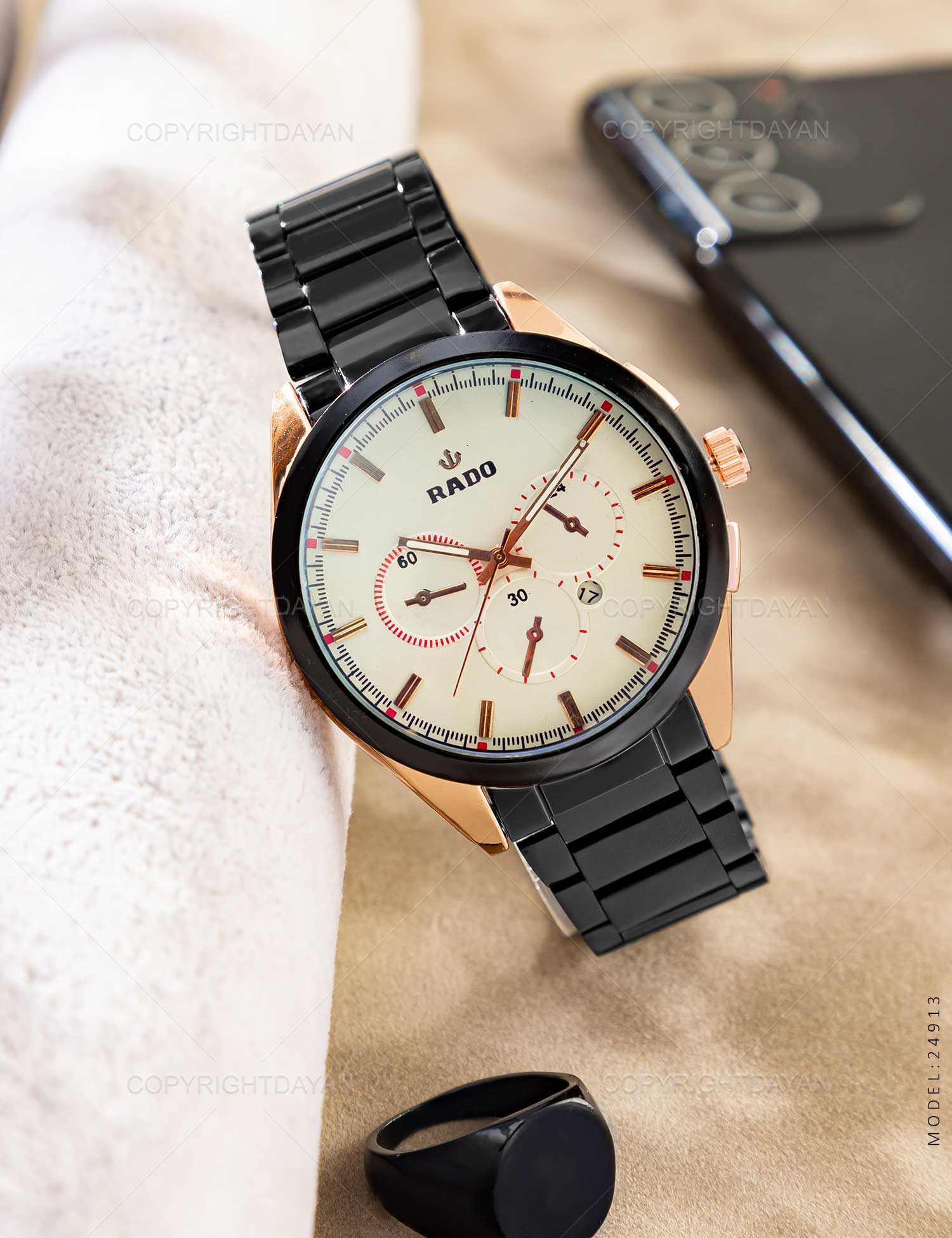 ساعت مچی عقربه ای مردانه Rado مدل 24913