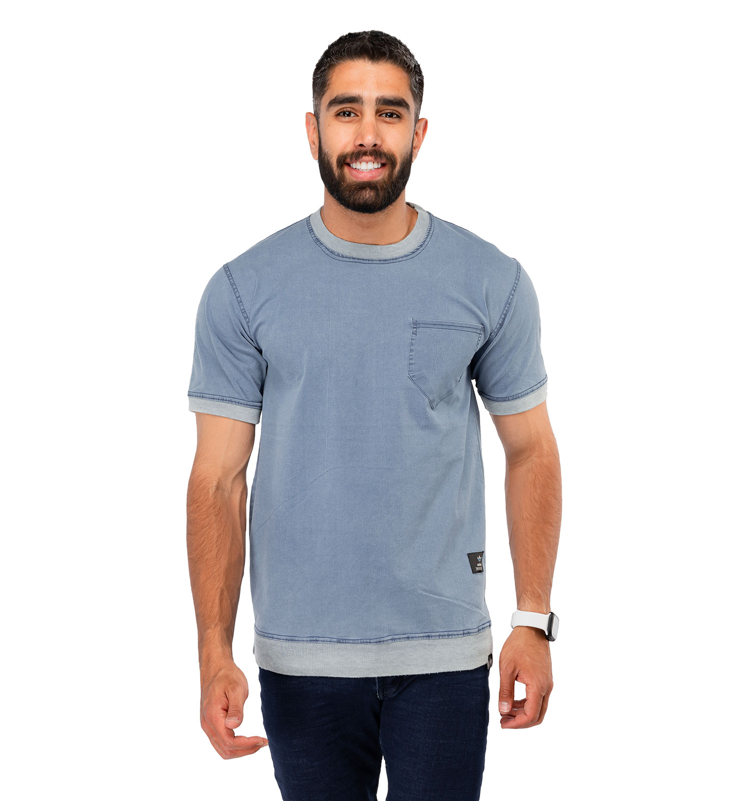 تیشرت مردانه یقه گرد Alma مدل 38164