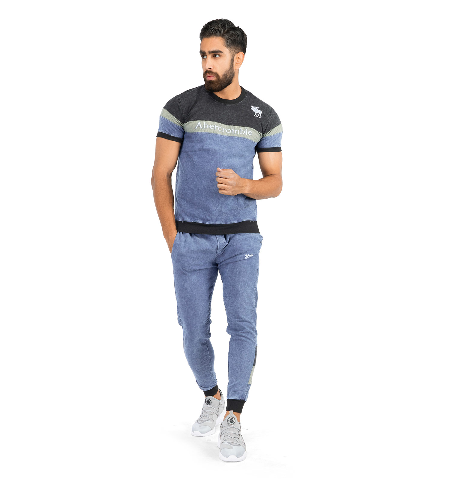 ست تیشرت شلوار اسپرت لی Abercrombie & Fitch مدل 39195