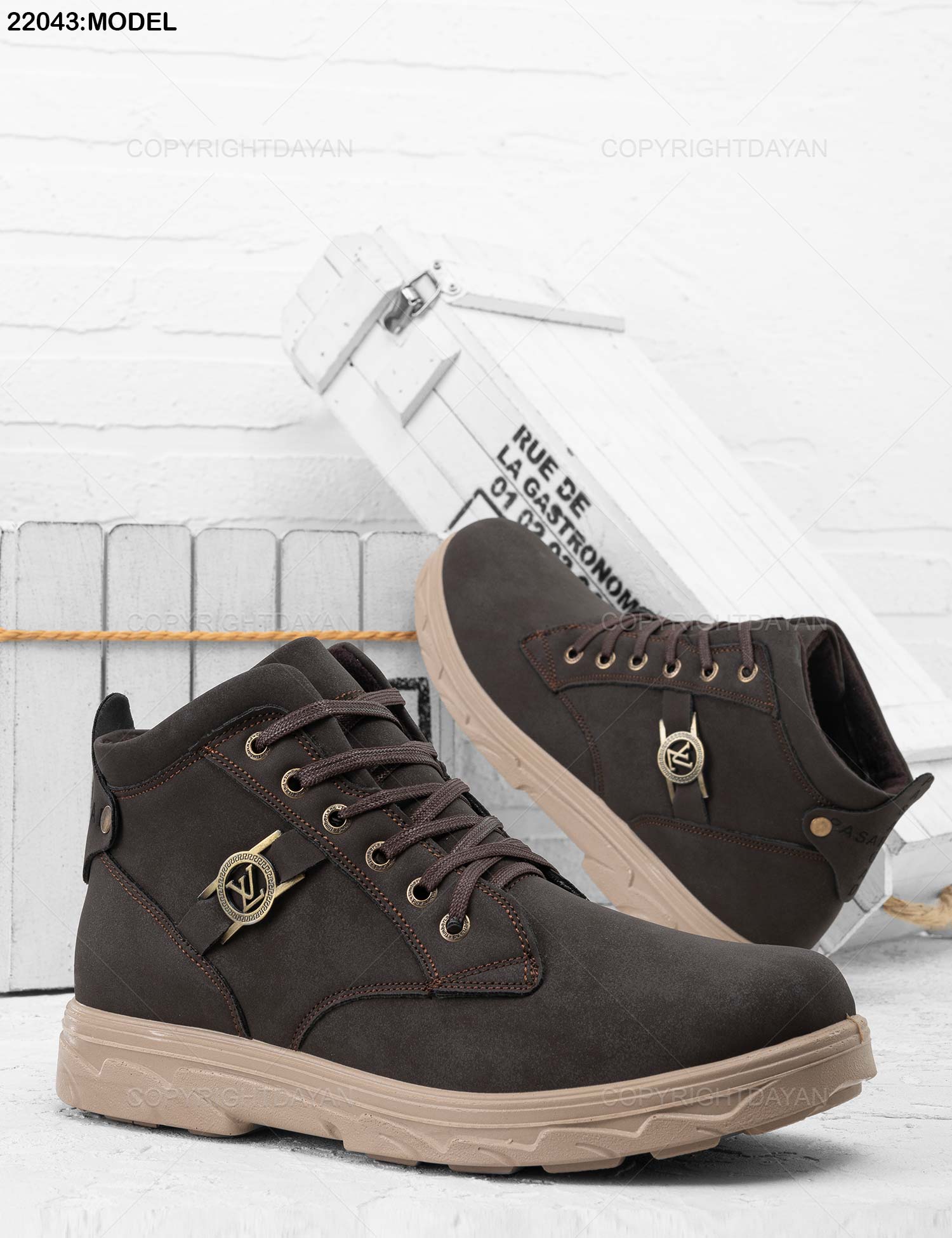 کفش ساقدار مردانه Louis Vuitton مدل 22043