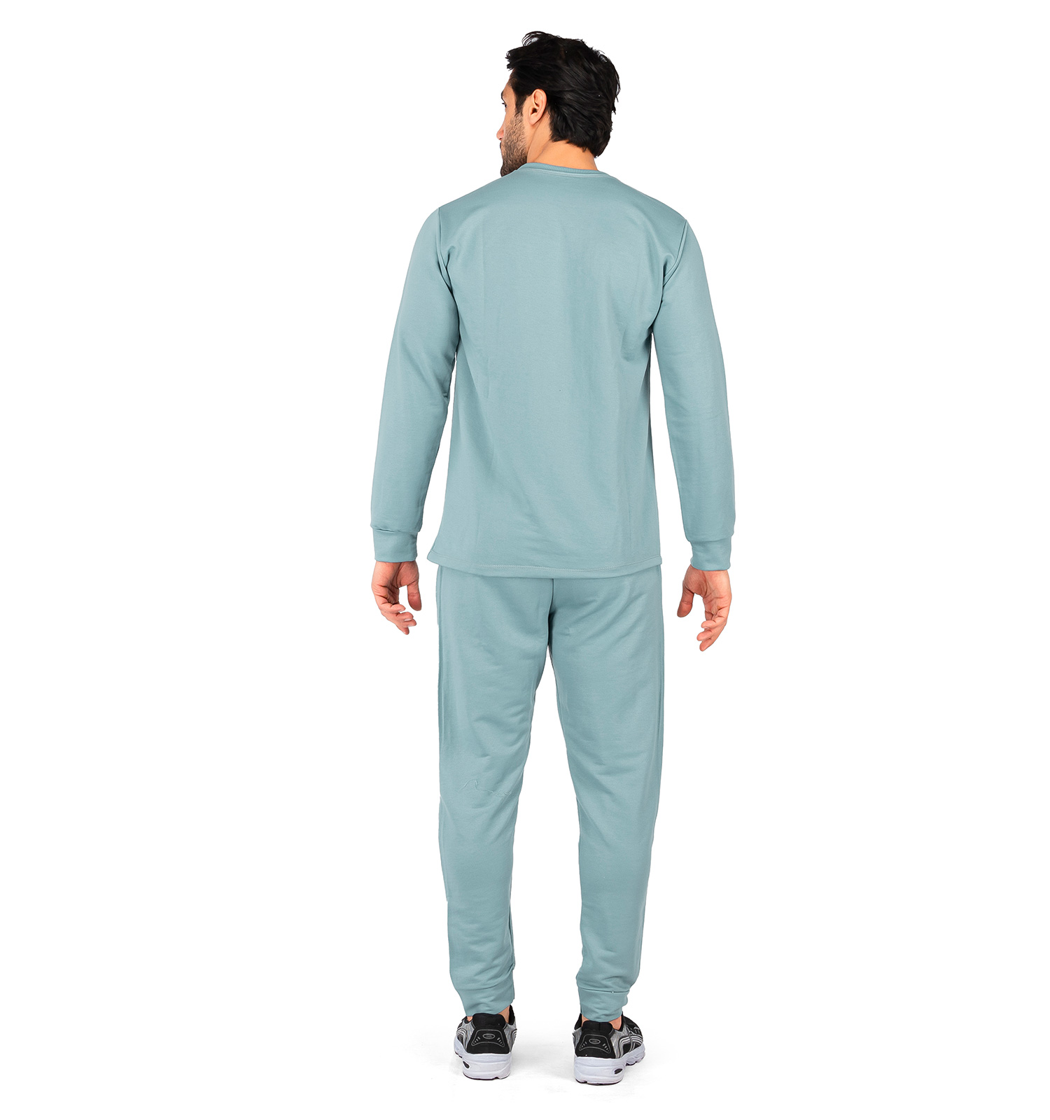 ست بلوز شلوار مردانه آستین بلند Nike ساده یقه گرد مدل 43657