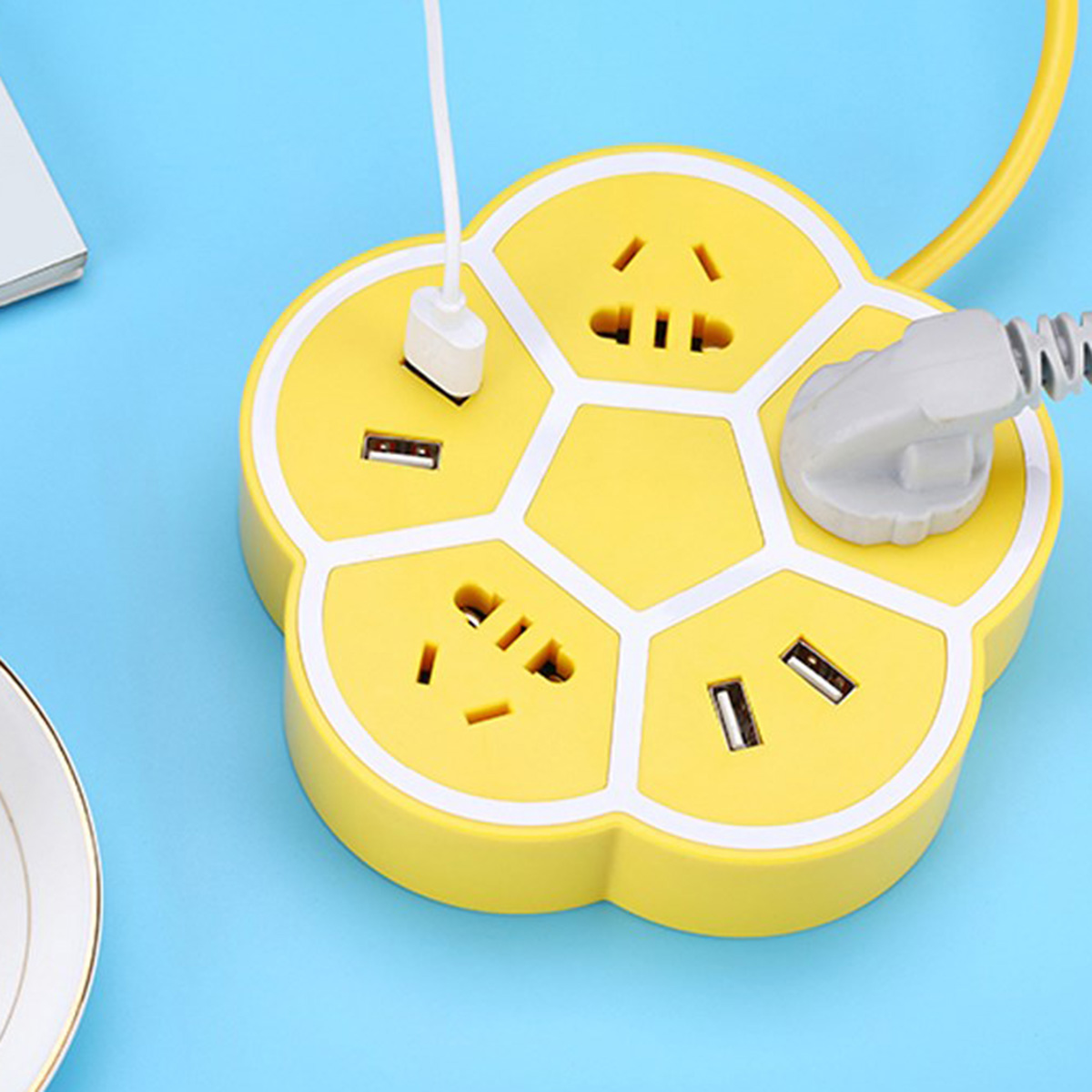 چند راهی برق شارژر USB