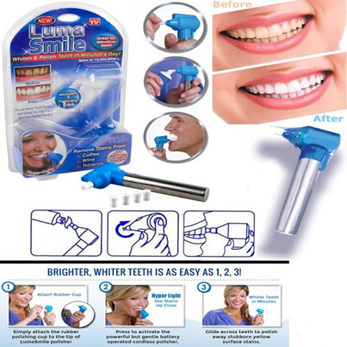 سفید کننده دندان مدل luma smile