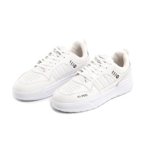 کفش روزمره مردانه Adidas چرم مصنوعی بند دار سفید مدل 41635