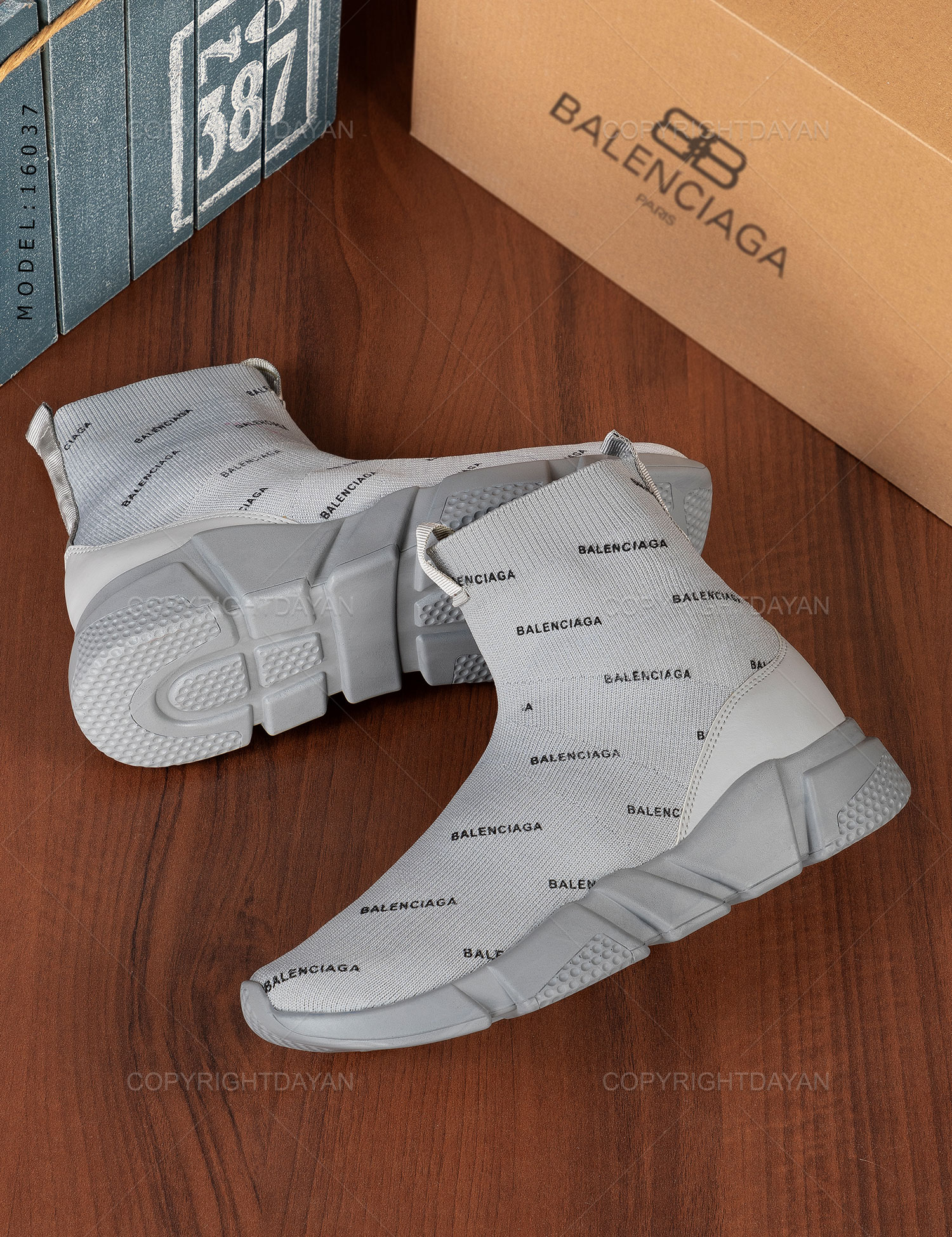 کفش ساقدار مردانه Balenciaga مدل 16037