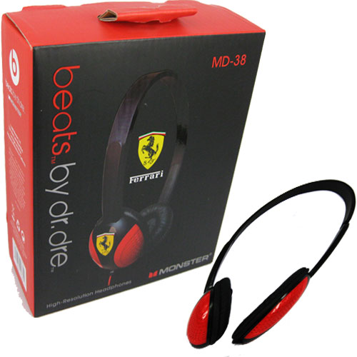 هدفون Monster طرح Ferrari