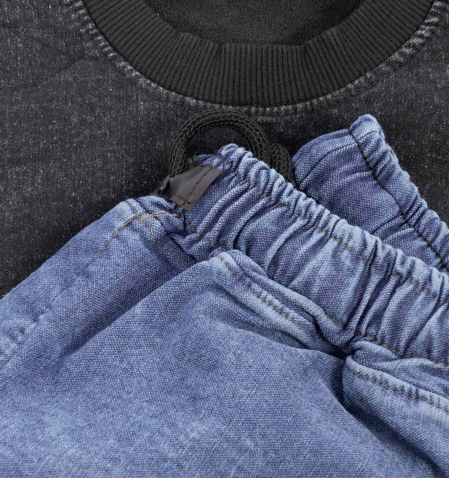 ست تیشرت شلوار اسپرت لی Abercrombie & Fitch مدل 39195