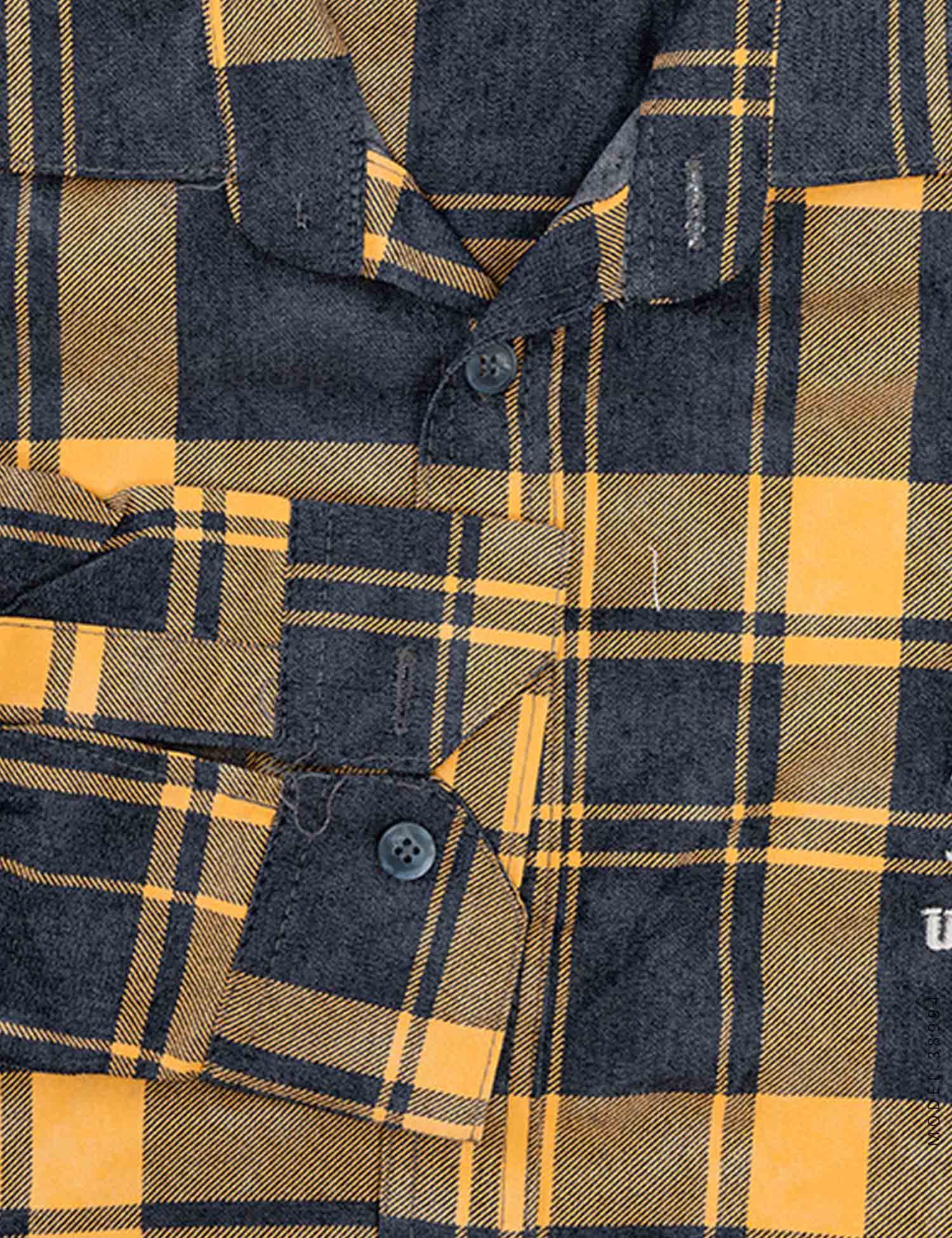 پیراهن مردانه چهارخانه Polo مدل 38994