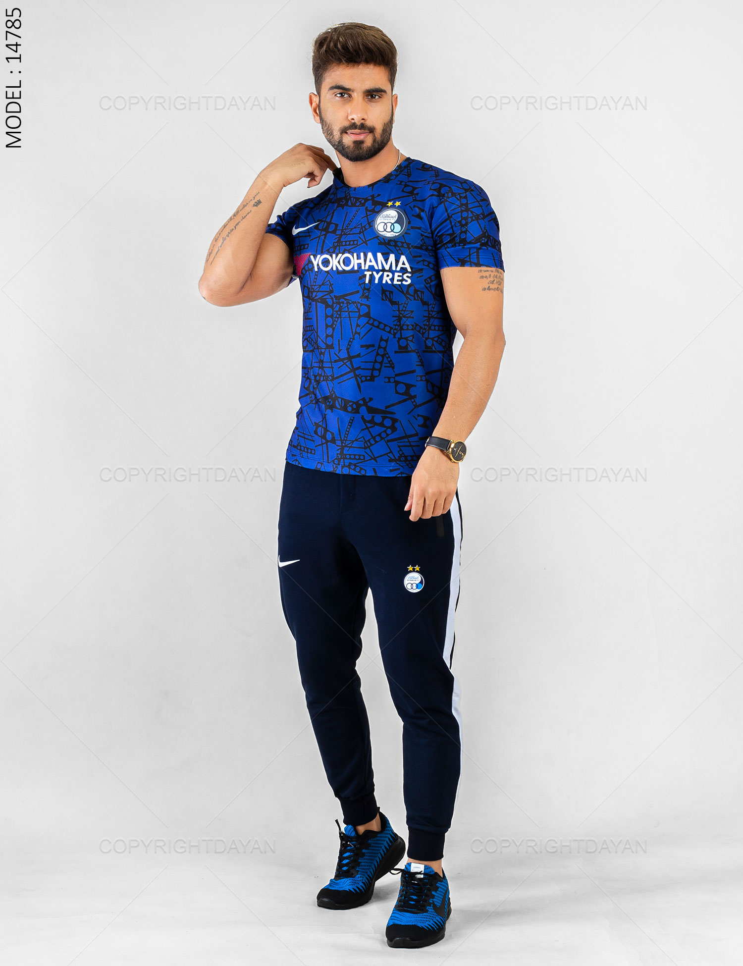 ست تیشرت شلوار مردانه Esteghlal مدل 14785