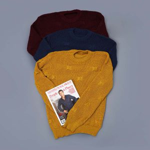 پلیور زاپ دارخردلی مردانه مدل Deta