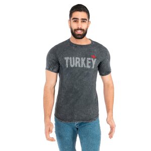 تیشرت یقه گرد مردانه ساده مدل 43076