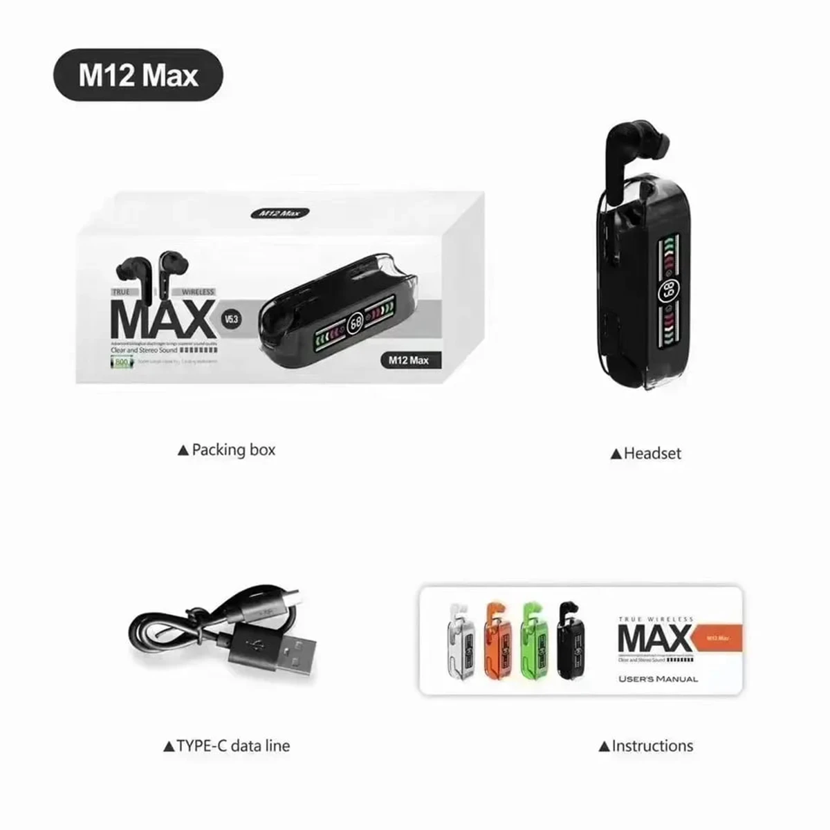 هندزفری مدل M12 Max