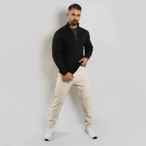 سویشرت مردانه مشکی مدل Meysam