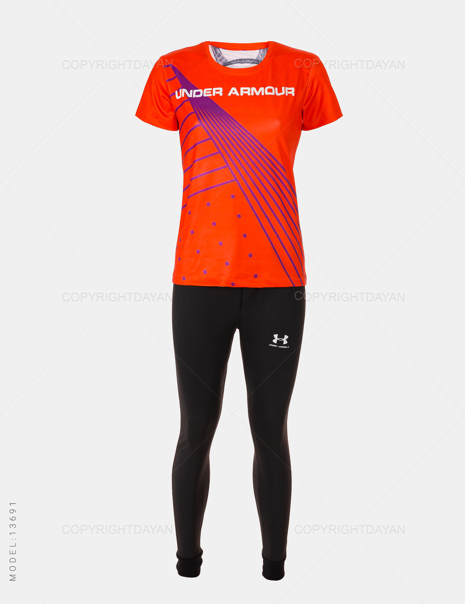 ست تیشرت شلوار زنانه Under armour مدل 13691