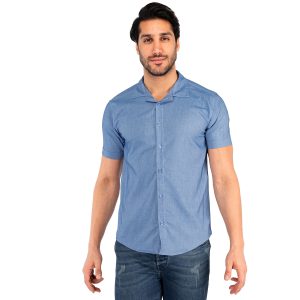 پیراهن اسپرت مردانه آستین کوتاه ساده مدل 42362