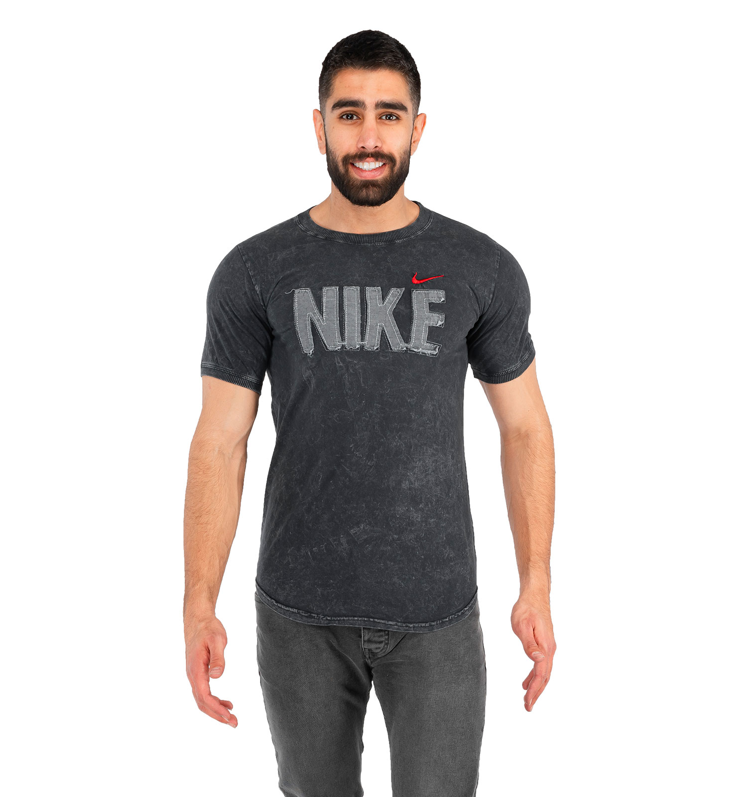 تیشرت Nike یقه گرد مردانه طرحدار مدل 43012