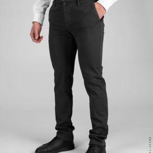 شلوار کتان راسته مردانه طوسی تیره اسپرت Rayan مدل 41588