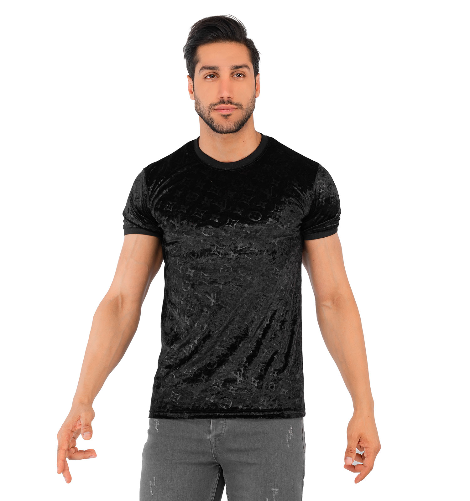 تیشرت مردانه مخمل Louis Vitton مدل 37521
