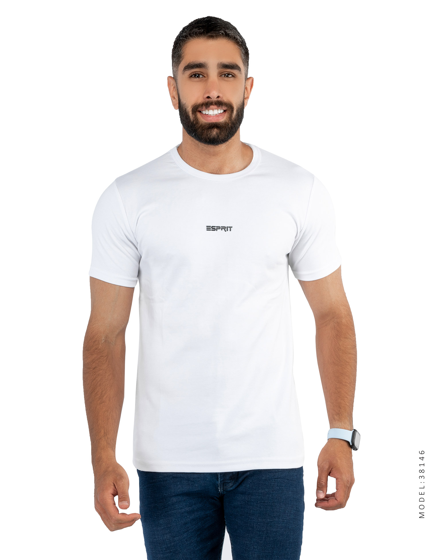 تیشرت مردانه یقه گرد Esprit مدل 38146