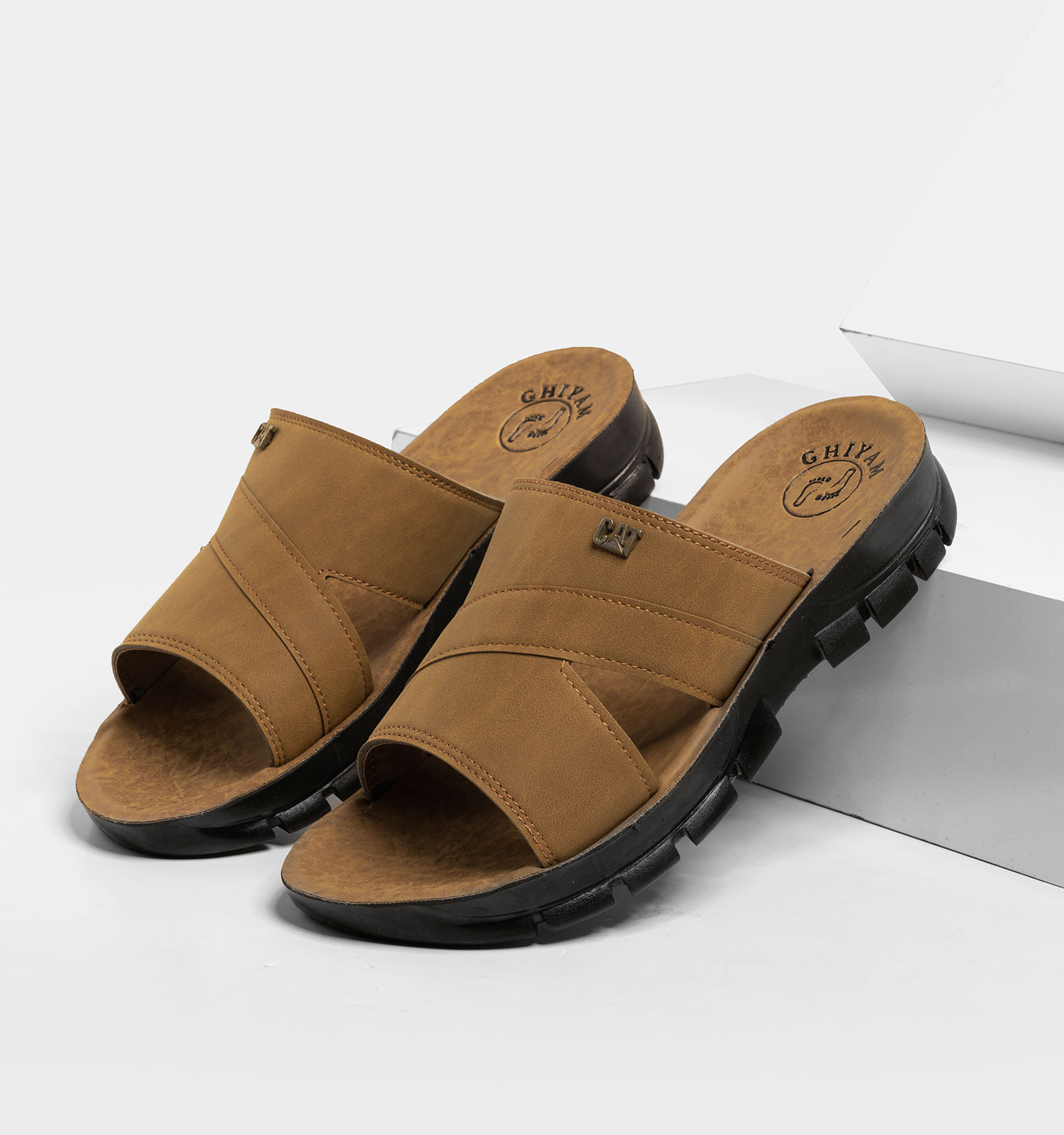 دمپایی صندل مردانه Cats مدل 38086