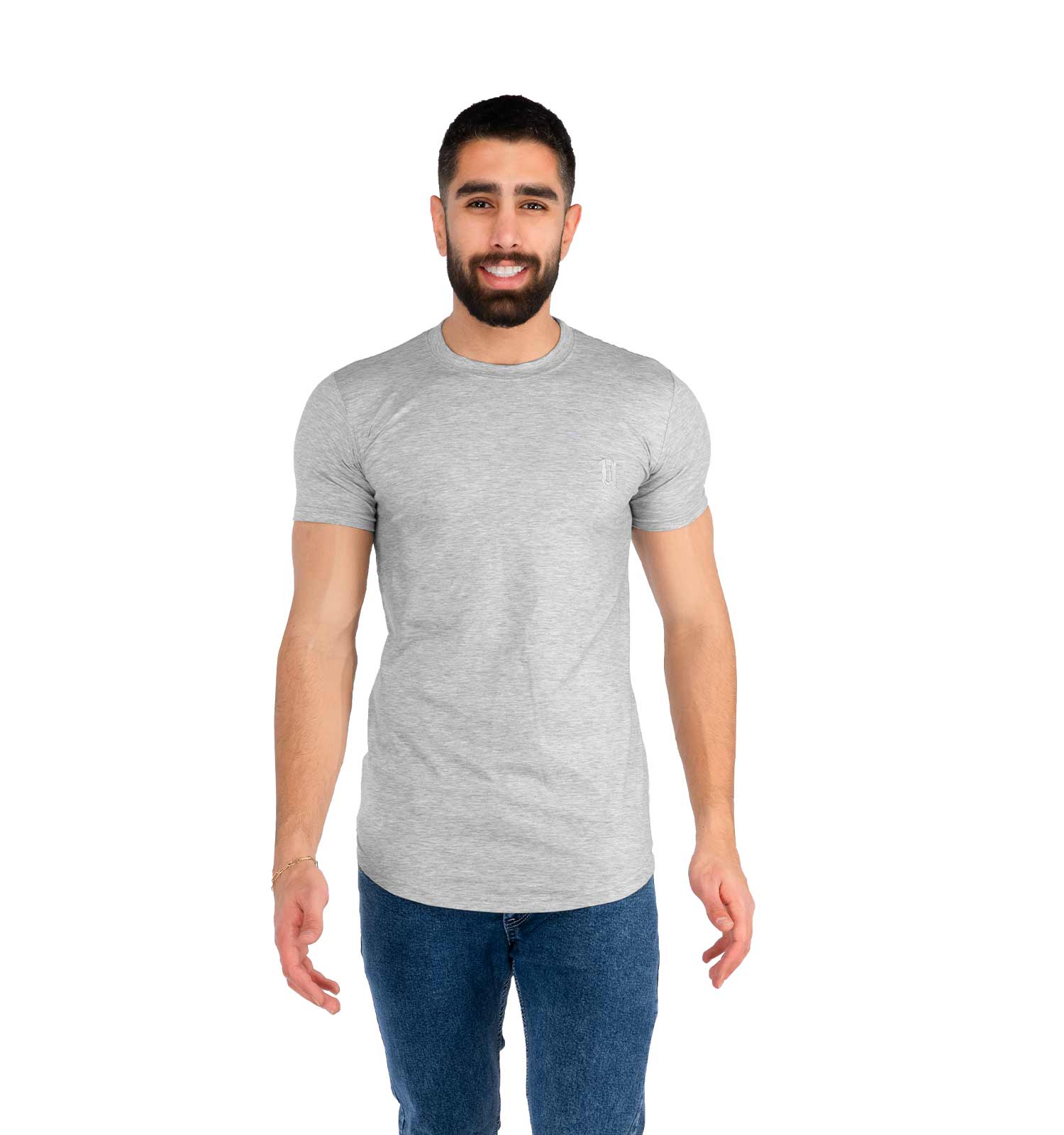 تیشرت یقه گرد مردانه ساده مدل 42296