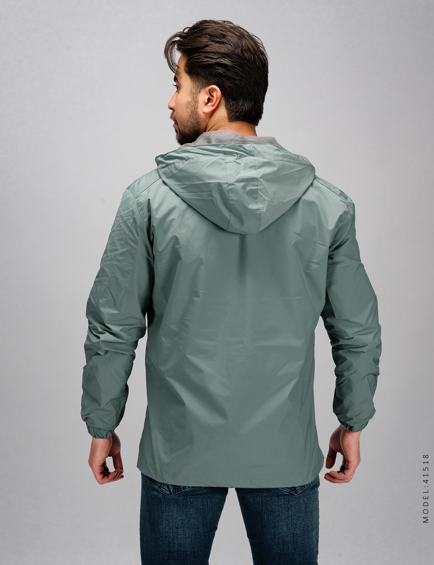 سویشرت بادگیر مردانه Zara زیپ دار مدل 41518