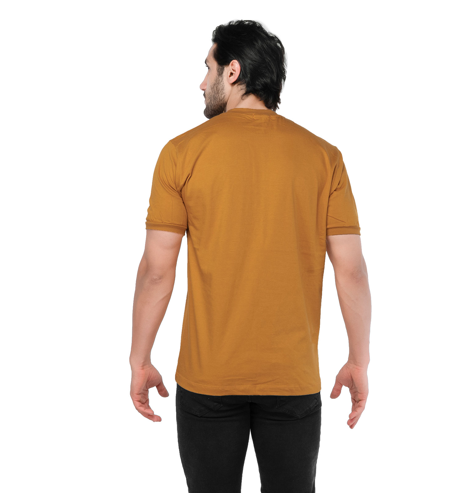 تیشرت یقه گرد مردانه پنبه ساده مدل 44796