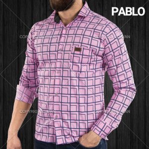 پیراهن مردانه PABLO (صورتی)
