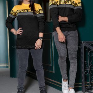 ست دونفره بافت Versace مدل 15598