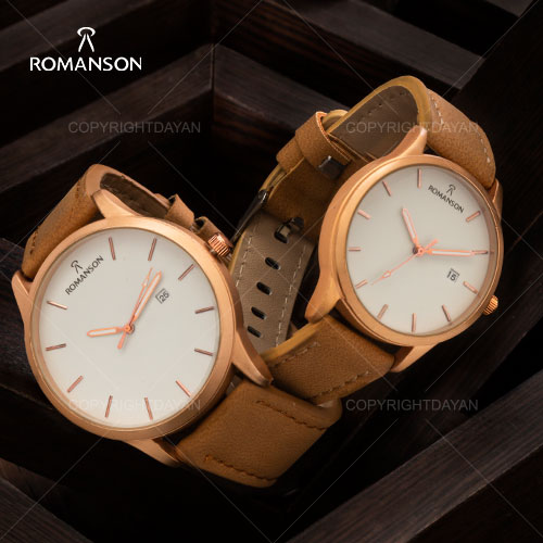 ست ساعت مچی مردانه زنانه Romanson مدل W 8752