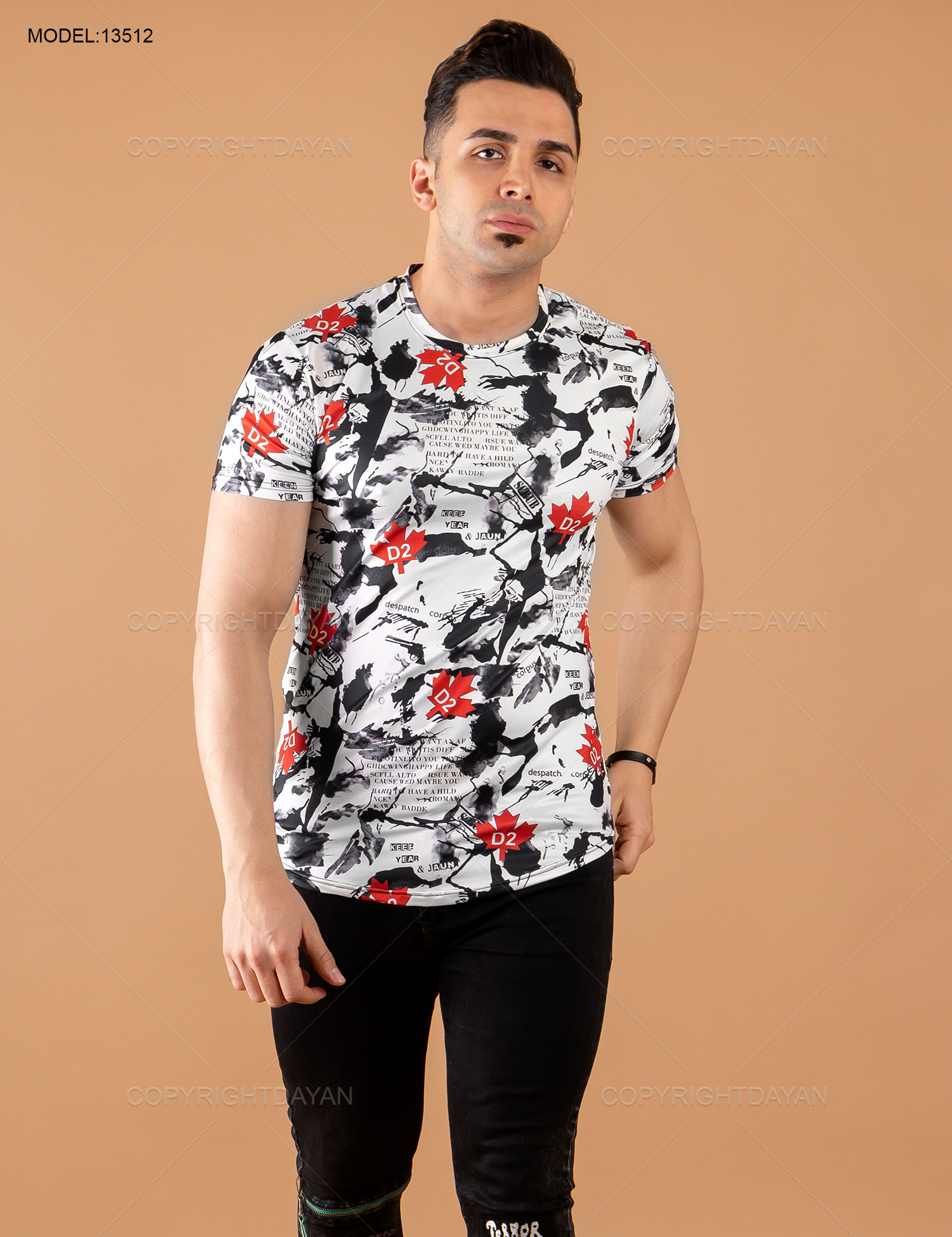تیشرت مردانه Dsquared 2 مدل 13512