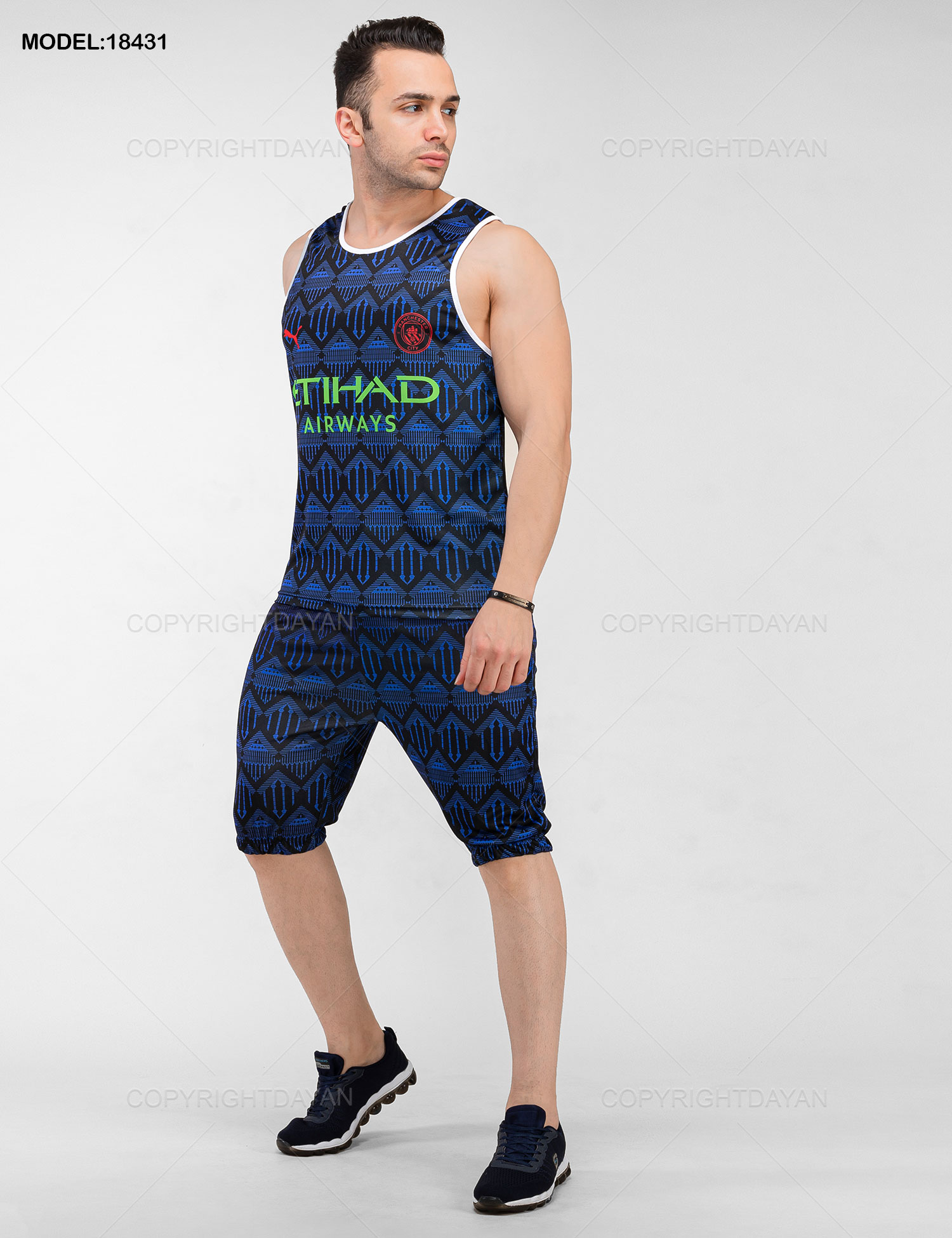 ست رکابی شلوارک مردانه Puma مدل 18431