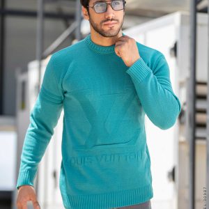 پلیور بافت مردانه یقه گرد Louis Vuitton مدل 30987
