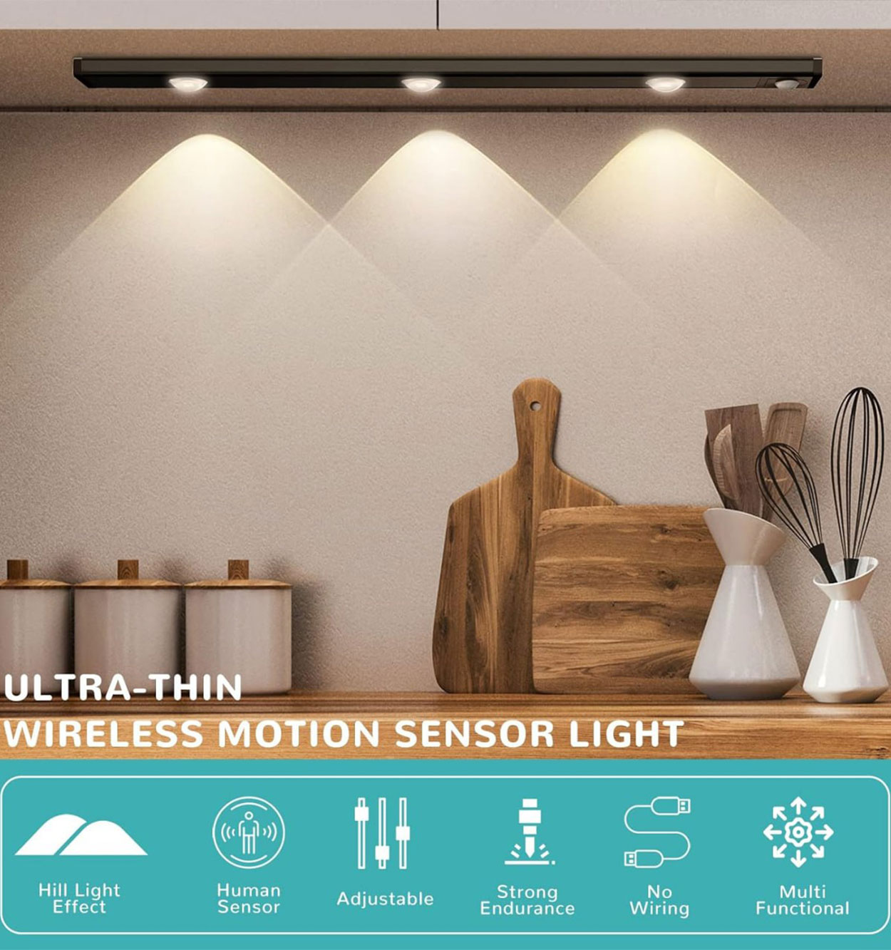 لامپ سنسور دار داخل کابینت مدل 45187