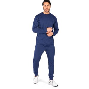 ست بلوز شلوار مردانه آستین بلند Nike ساده یقه گرد مدل 43659