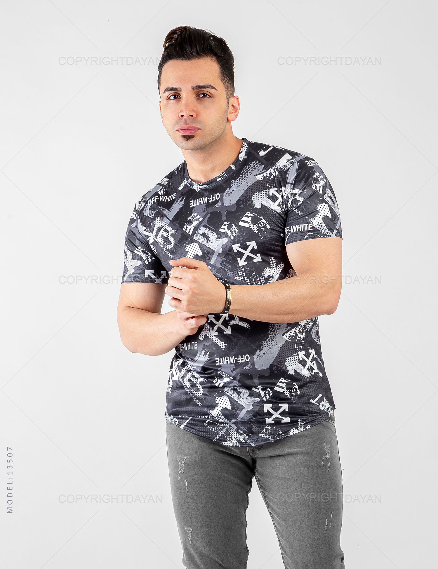 تیشرت مردانه Off – White مدل 13507