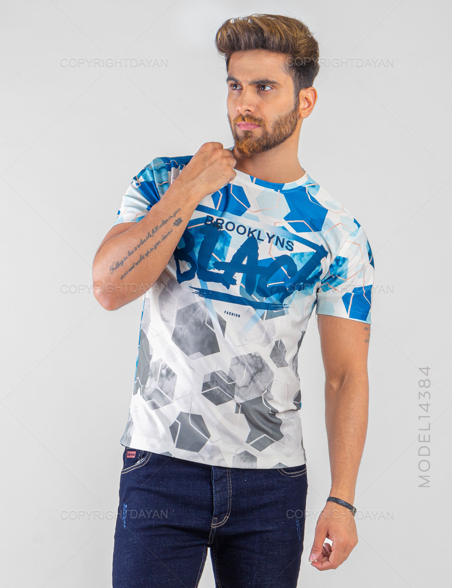 تیشرت مردانه Brooks مدل 14384