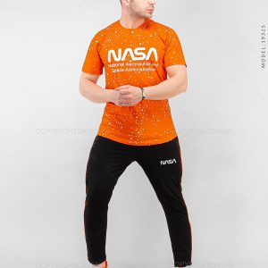 ست تیشرت شلوار مردانه Nasa مدل 19325