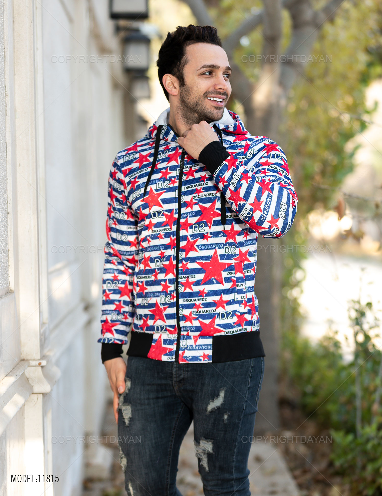 سویشرت مردانه Dsquared 2 مدل 11815