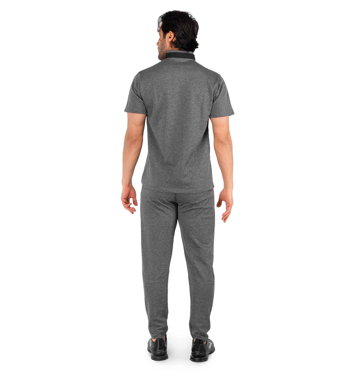ست تیشرت شلوار مردانه آستین کوتاه Nike ساده یقه مدل 43187