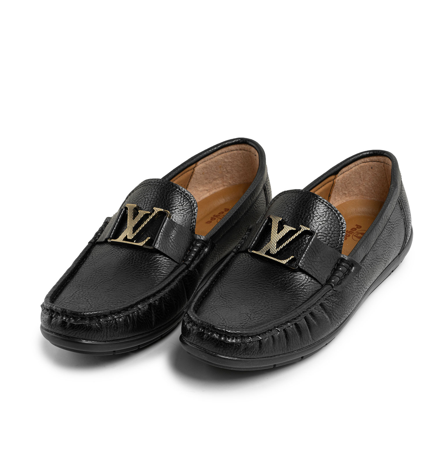 کفش کالج مردانه Louis Vuitton چرم مصنوعی مشکی مدل 43863