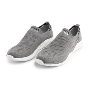 کفش اسپرت Skechers مردانه طوسی بدون بند مدل 42962