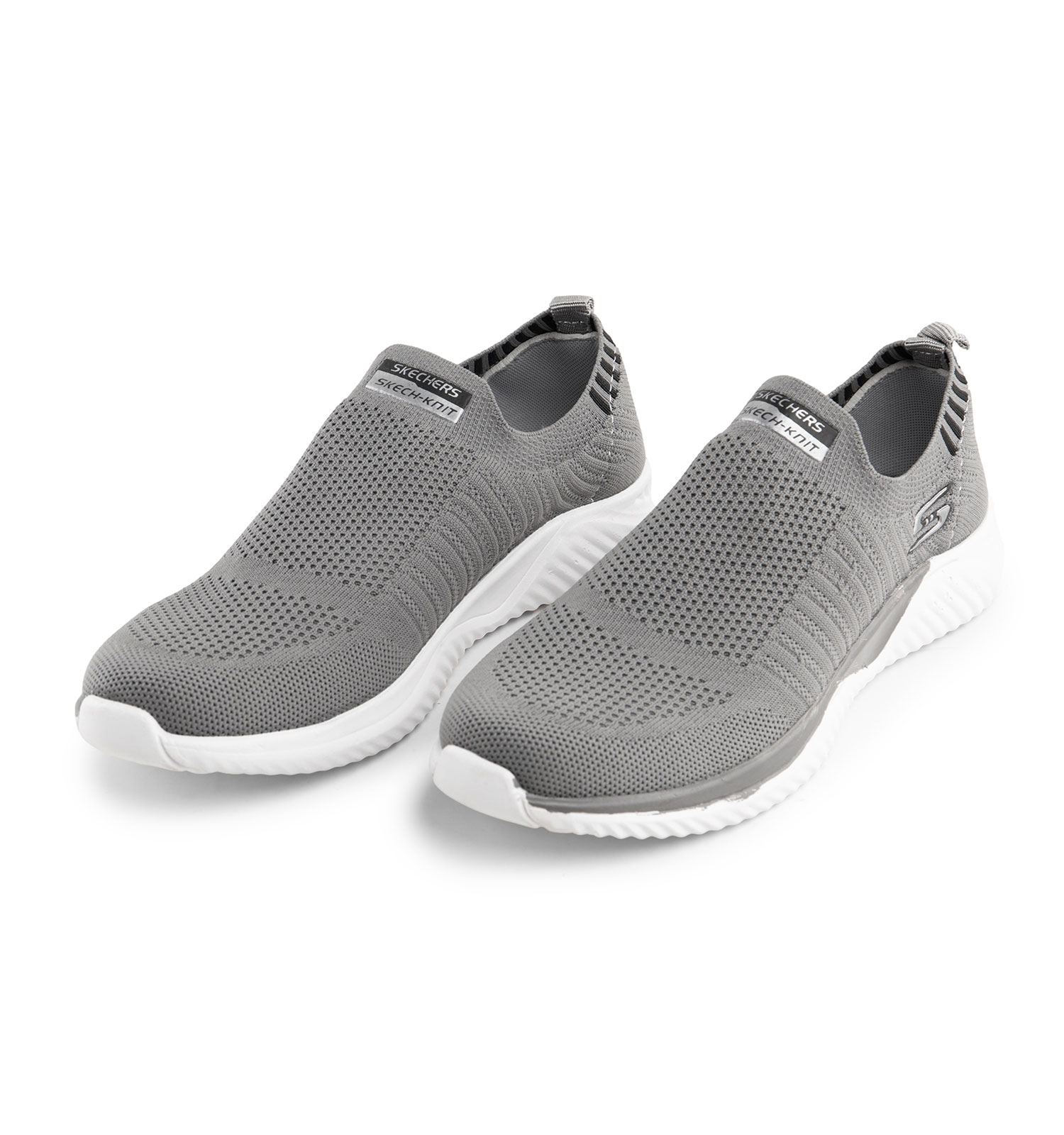 کفش اسپرت Skechers مردانه طوسی بدون بند مدل 42962