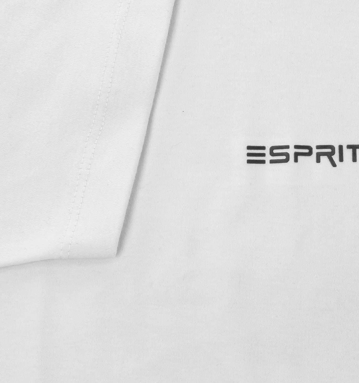 تیشرت Esprit یقه گرد مردانه سفید ساده مدل 42213