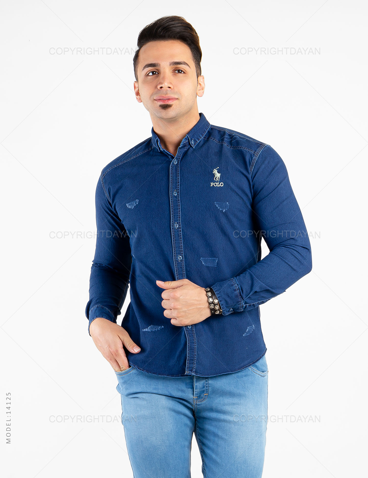 پیراهن مردانه Polo مدل 14125