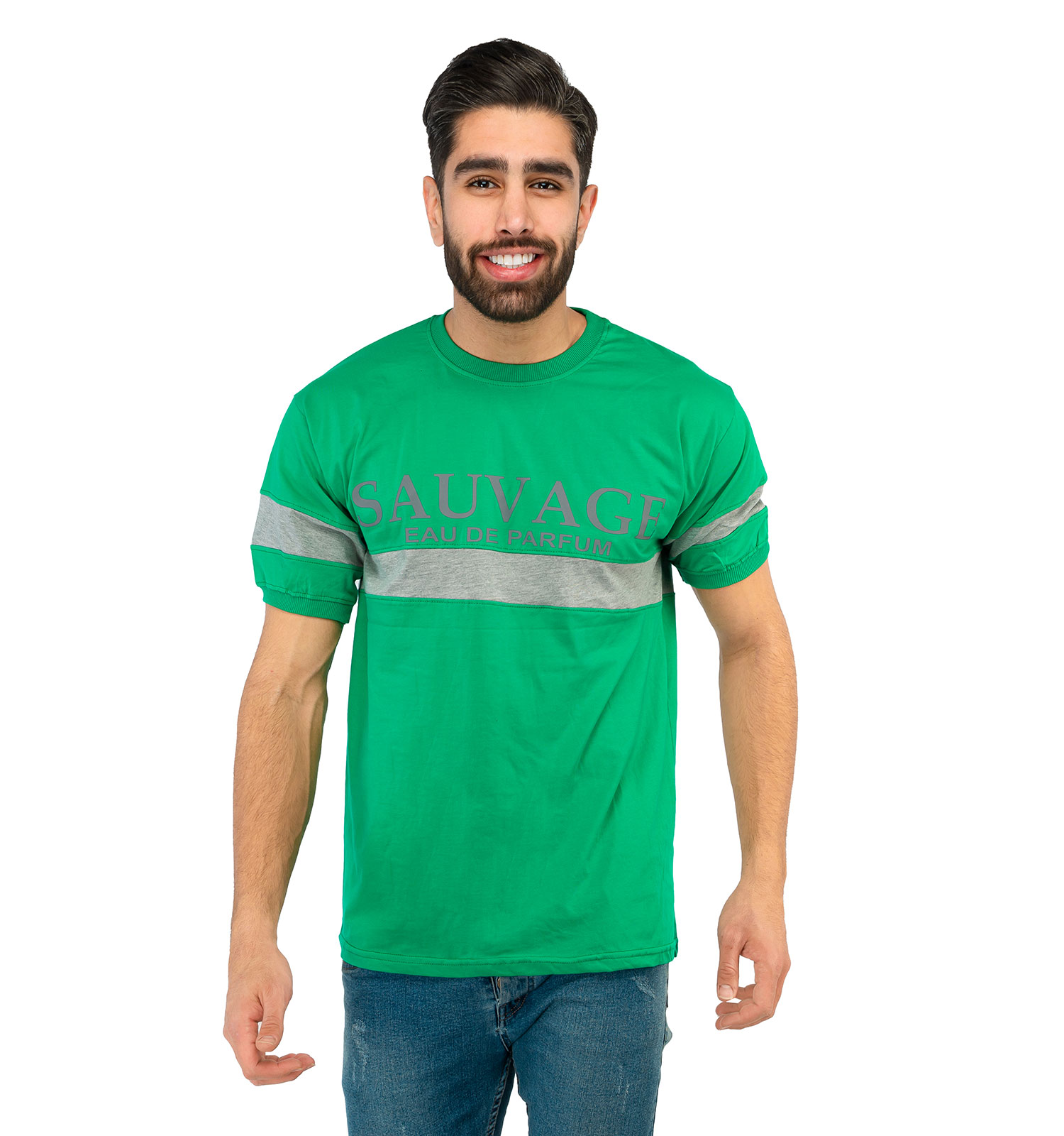 تیشرت مردانه دو رنگ Sevin مدل 36708